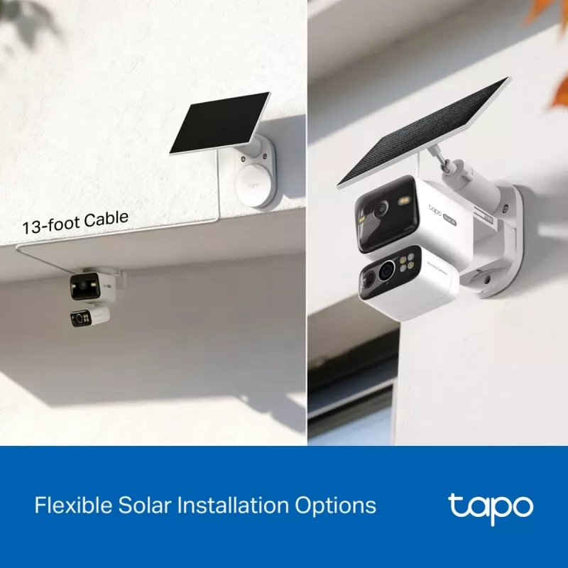 TP-Link Tapo C645D KIT, saulės energija varoma besielė PTZ kamera, 3 MP