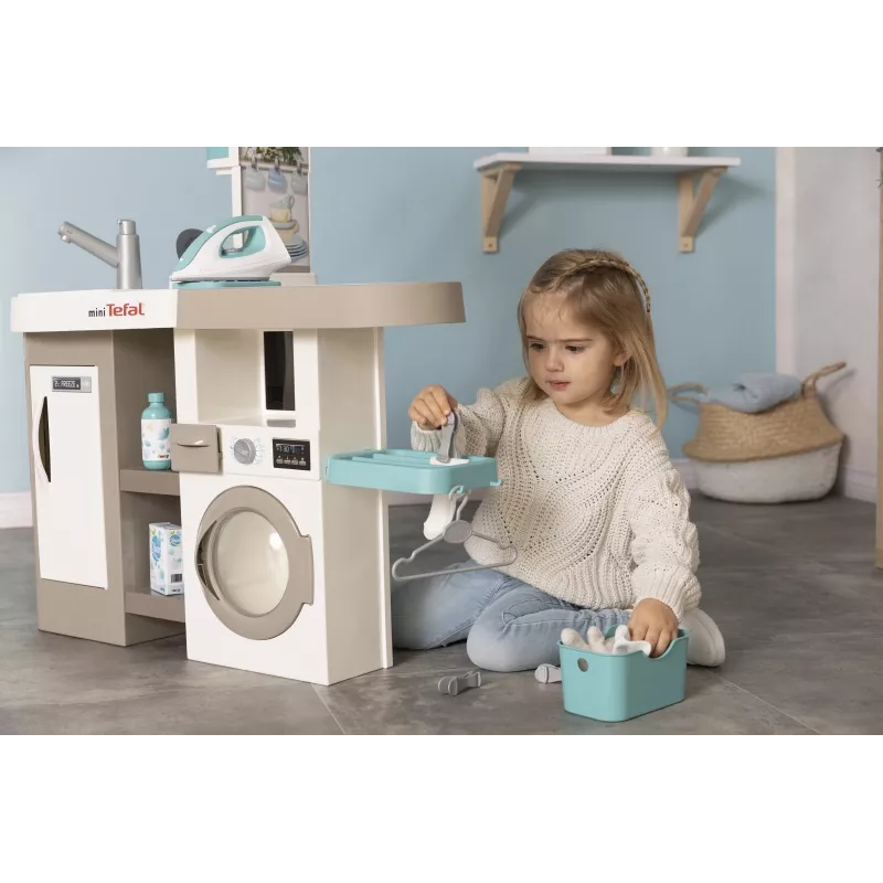 Smoby 311050 žaislinė virtuvėlė su skalbimo zona ir priedais