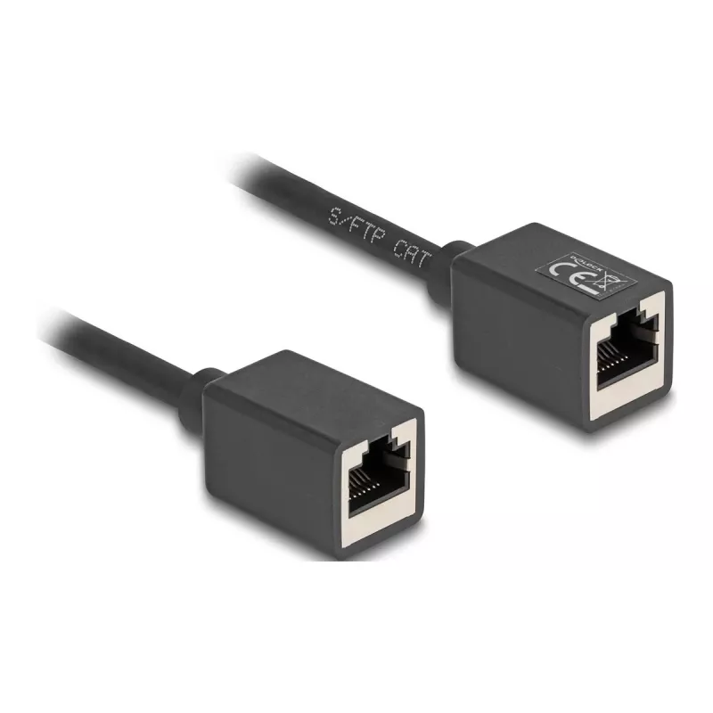 Tinklo kabelis DeLOCK 90334 RJ-45 Cat6a 7,5 m juodas