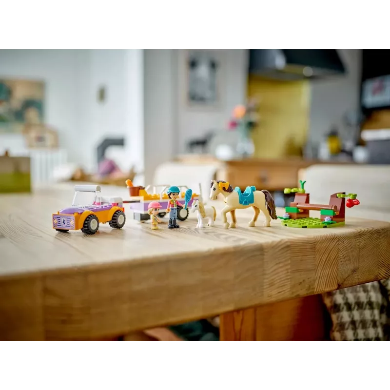 LEGO Friends Arklys ir Ponių Priekaba Gyvūnų Žaislų Rinkinys 42634