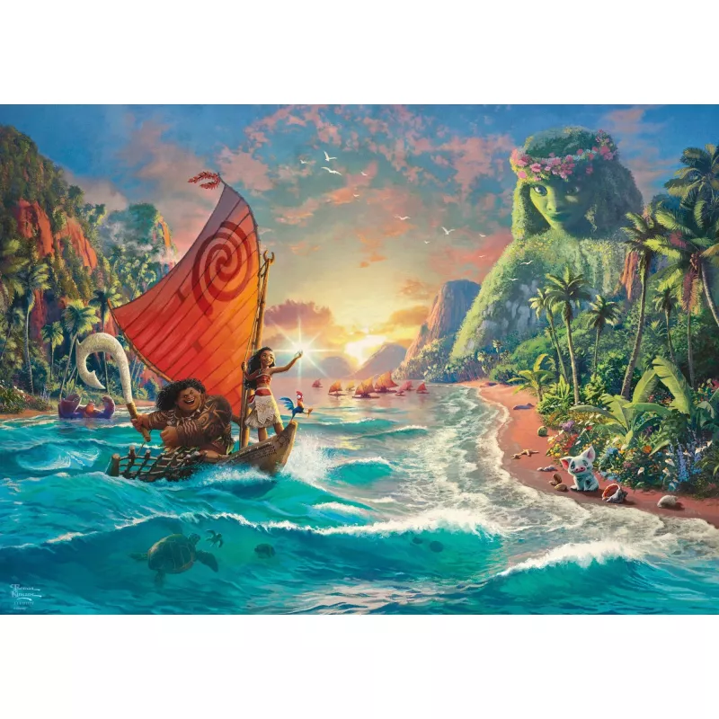 Thomas Kinkade Studios: Moana – Vaiana, 1000 dalių dėlionė