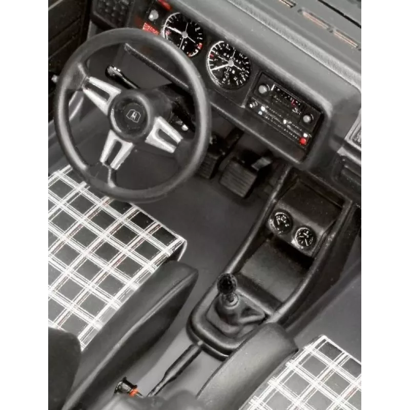 Miesto automobilio modelis Revell VW Golf 1 GTI