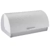 Duonos laikymo indas Maestro MR-1676-WHITE, nerūdijančio plieno atverčiamas dangtis, baltas, 385×255×190 mm