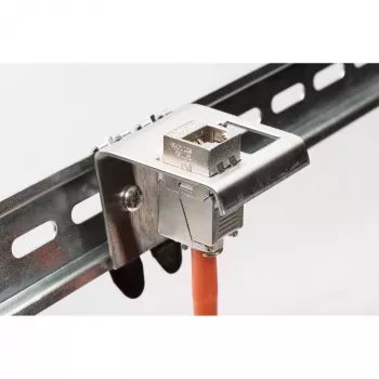DIN bėgelio adapteris Digitus AN-25184 1 Keystone moduliui
