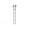 Juoda Diamond Expedition - teleskopinės slidžių lazdos, 110–155 cm (mėlynos ir juodos)