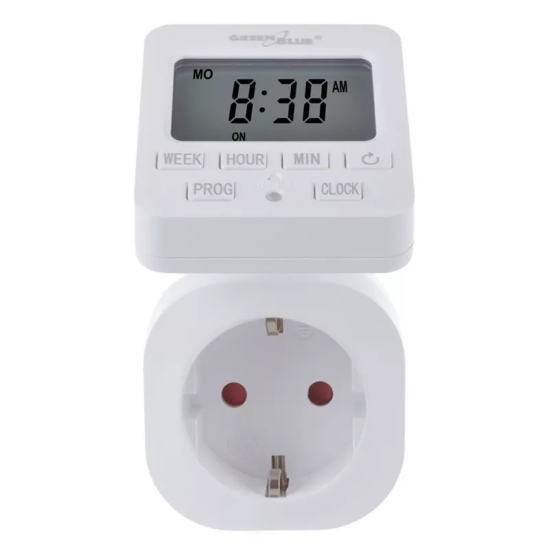 Skaitmeninis laikmatis GB605 E GreenBlue 16A IP20