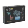 Stalinis LED šviestuvas MANTA SNL117RGB RGB 3D dinozaurų šviesos dekoracija