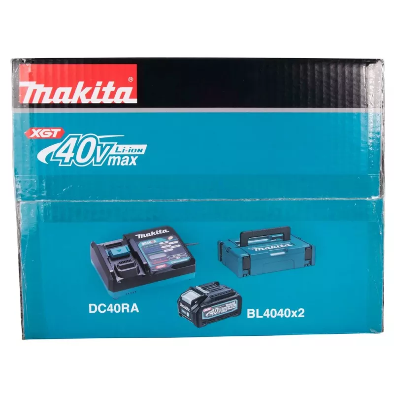 Makita XGT baterijos ir įkroviklio rinkinys