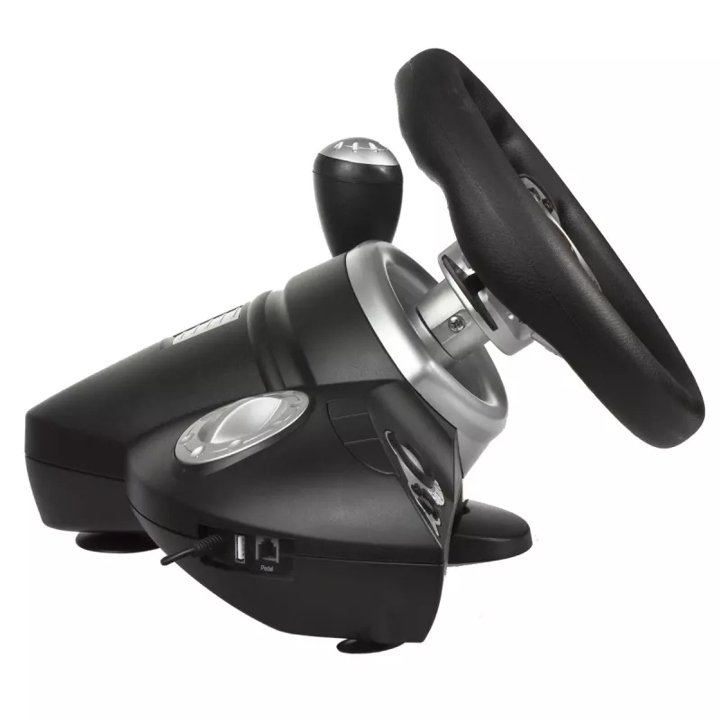 Vairas nano rs RS700 laidinis USB 270° pasukimas, 10 mygtukų, pedalai, vibracija, 1,8 m laidas