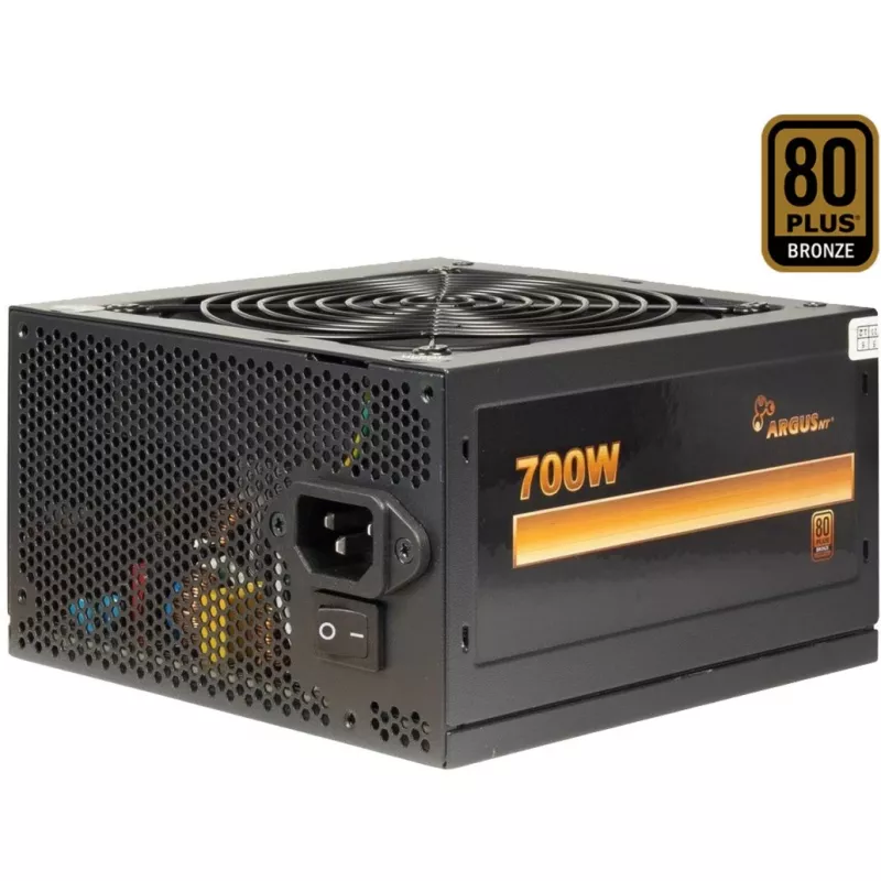 INTER-TECH ArgusNT BPS-700 maitinimo blokas 120mm ventiliatorius Active PFC 6xSATA 4x PCI-E 6+2 2x 4+4pin 80+ Bronze 230V EU (88882179)