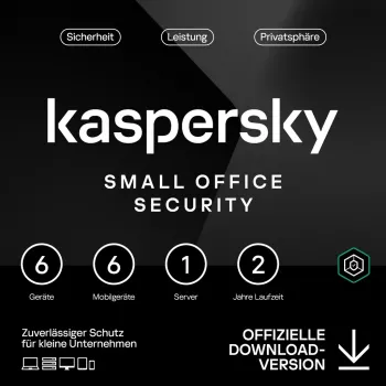 Kaspersky Small Office Security [6 įrenginiams – 2 metai] 6 įrenginiai + 6 mobilieji įrenginiai + 1 failų serveris – 2 metai