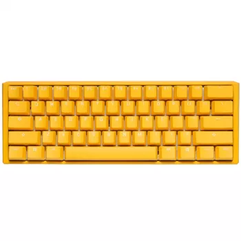Ducky One 3 Yellow Gaming Keyboard RGB LED MX-Clear US