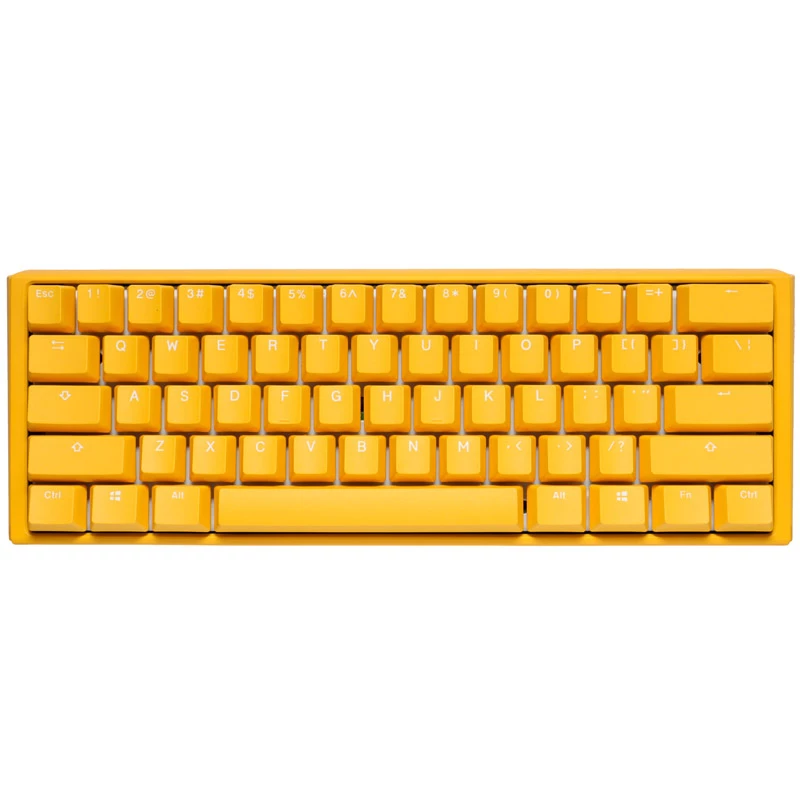 Ducky One 3 Yellow Gaming Keyboard RGB LED MX-Clear US