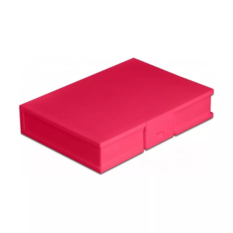 Apsauginė dėžutė DeLOCK 18374, skirta 3,5 colio HDD, raudona