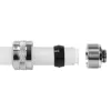 Jungtis Alphacool 17470 — žalvarinė chromuota vandens aušinimo jungtis, skirta PC, aukštis 20 mm, svoris 23 g