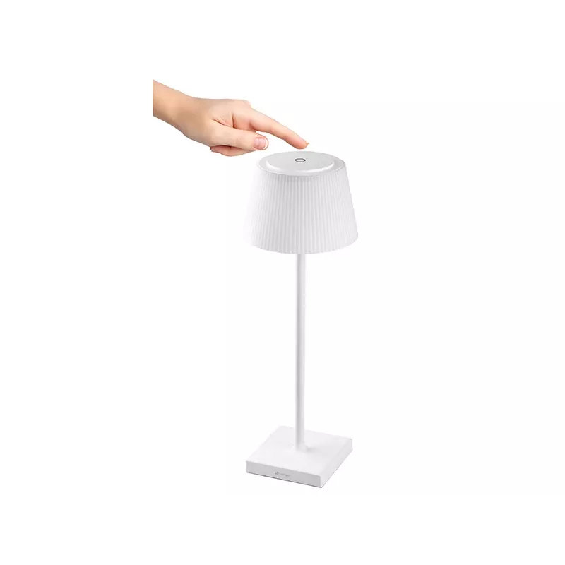 Stalinė lempa TRACER Pluto White TRAOSW47233 LED reguliuojamas šviesumas, balta apdaila