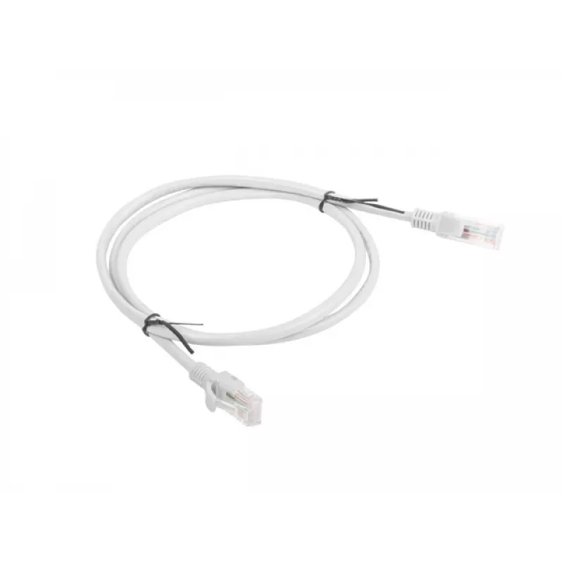 LANBERG Cat6 U/UTP RJ-45 tinklo kabelis PCU6-10CC-0100-S, 1 m, pilkas