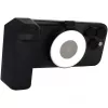 Selfie lemputė RealPower Selfie MagFree LED juoda balta ABS PU