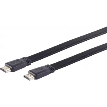 HDMI laidas ShiverPeaks 77470-0.5plokščias 0,5 m — plokščia jungtis, trumpas HDMI laidas