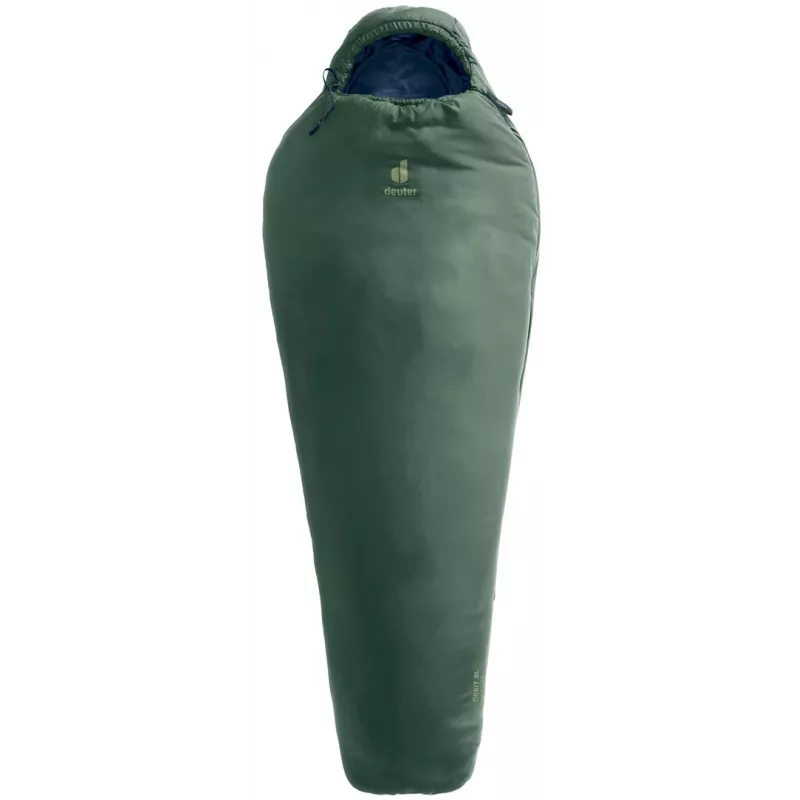 Mumijos tipo miegmaišis DEUTER Orbit SL +5°C / 41°F — 750 mm plotis, 480 mm gylis, Ripstop PES, žalias