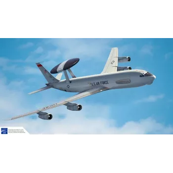 Plastikinis modelis USAF E-3G Sentry AWACS 1/144