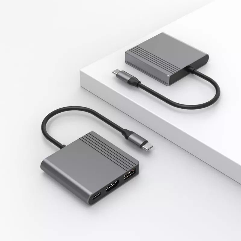 I/O ADAPTER USB-C TO HDMI/USB3/3IN1 A-CM-COMBO3-05 GEMBIRD