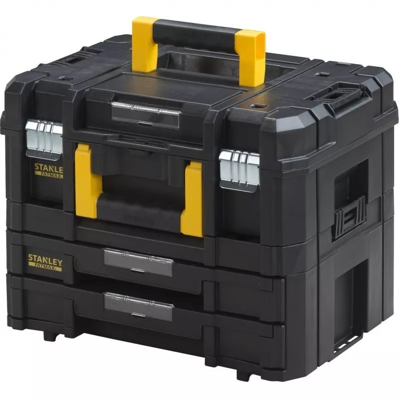 Stanley FATMAX FMST1-71981 smulkių detalių/įrankių dėžutė, plastikinė, juoda, geltona