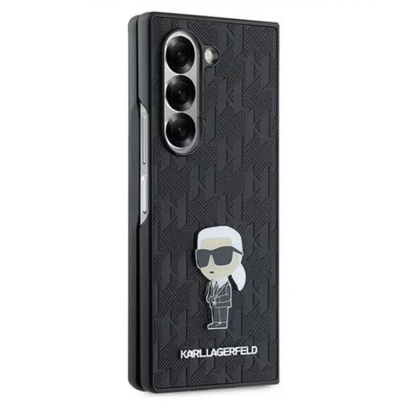 Karl Lagerfeld | KLHCZFD6SAPKINPKK | Galinis dangtelis | Samsung | Galaxy Z Fold6 | Plastikas | Juoda