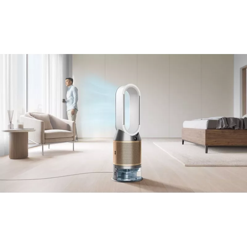 Oro valytuvas Dyson Purifier Humidify + Cool De-Nox 62,4 dB 45 W Auksinis Baltas