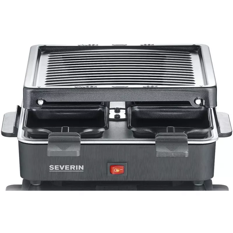 Severin Mini Raclette grilis 4 nedidelės nepridegančios keptuvės 600 W