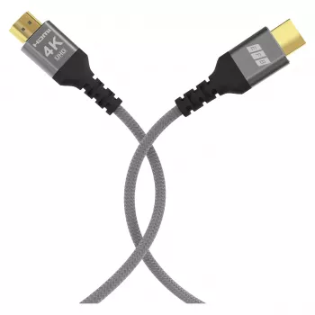 EFB Elektronik HDMI laidas High-Speed su Ethernet 4K60Hz pilkas - Laidas - Skaitmeninis/Ekranas/Vaizdo (HDMI-20-00004)