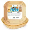 Popieriniai įdėklai oro gruzdintuvei 20×20 cm, pakuotė 50 vnt. — Extralink HOME