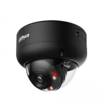 Dahua WizSense kupolinė IP apsaugos kamera IPC-HDBW3849E-AS-IL — 3840×2160, montavimas ant lubų, laidinė, juoda