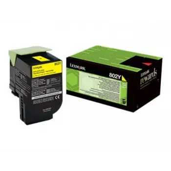 Toner Lexmark 80C20Y0 3000 puslapių Geltona