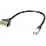 ROLINE kabelio adapteris RJ45 ST - Push- Terminal Block - adapteris - tinklas (12.02.1171)