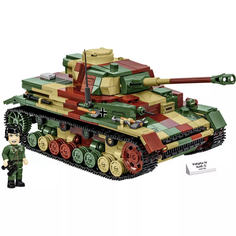 Blocks WWII PZKPFW IV AUSF.G 1107 kaladėlės