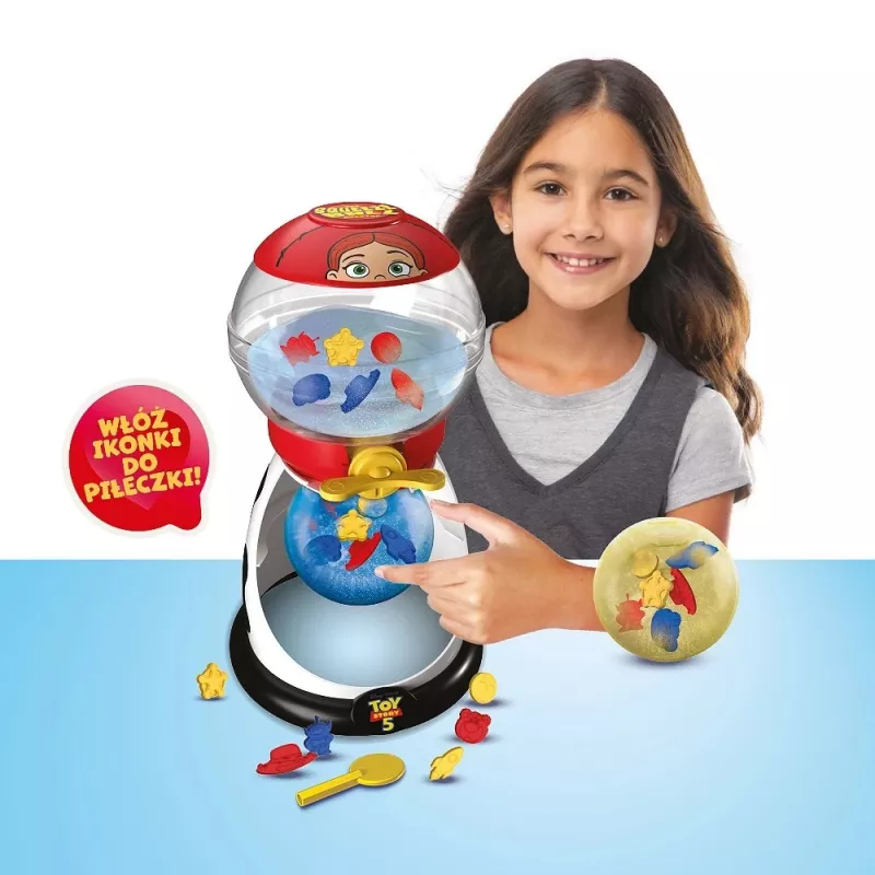 Mokomasis spaudomų kamuoliukų kūrimo rinkinys Cobi Toy Story 5 – modelis CHA-08513, amatų rinkinys minkštiems spaudomiems kamuoliukams gaminti