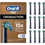 Oral-B Pro CrossAction pakeičiamos šepetėlių galvutės, 12 vnt.