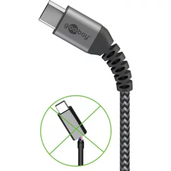 Goobay 49301 USB kabelis Juoda