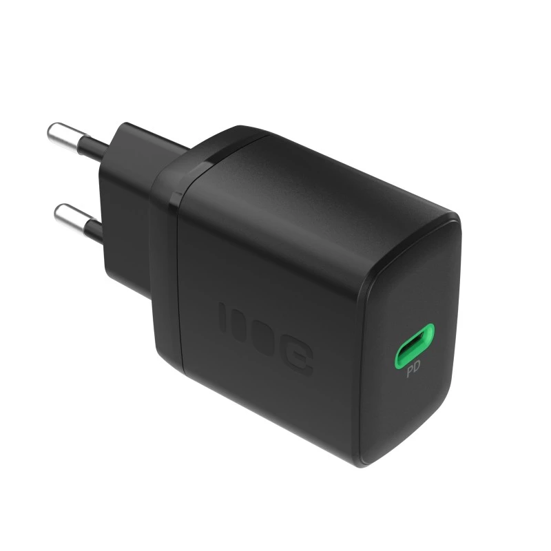 Maitinimo adapteris Green Cell PowerSource Solo30 30W juodas — USB‑C vieno prievado įkroviklis