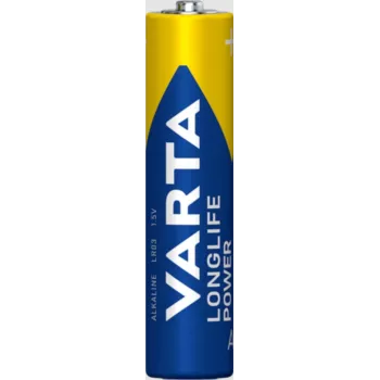 Šarminės Micro AAA baterijos Varta Longlife Power — 12 vnt. pakuotė