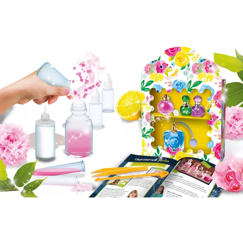 Edukacinis rinkinys Liscianigiochi IM A Genius — My First Perfumes vaikams, saugi kvapų kūrimo veikla