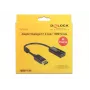 DeLOCK - vaizdo / garso adapteris - DisplayPort / HDMI - DisplayPort (V) - HDMI, 19 kontaktų (M) - 20 cm - (DisplayPort 1.2) - juodas (62609)