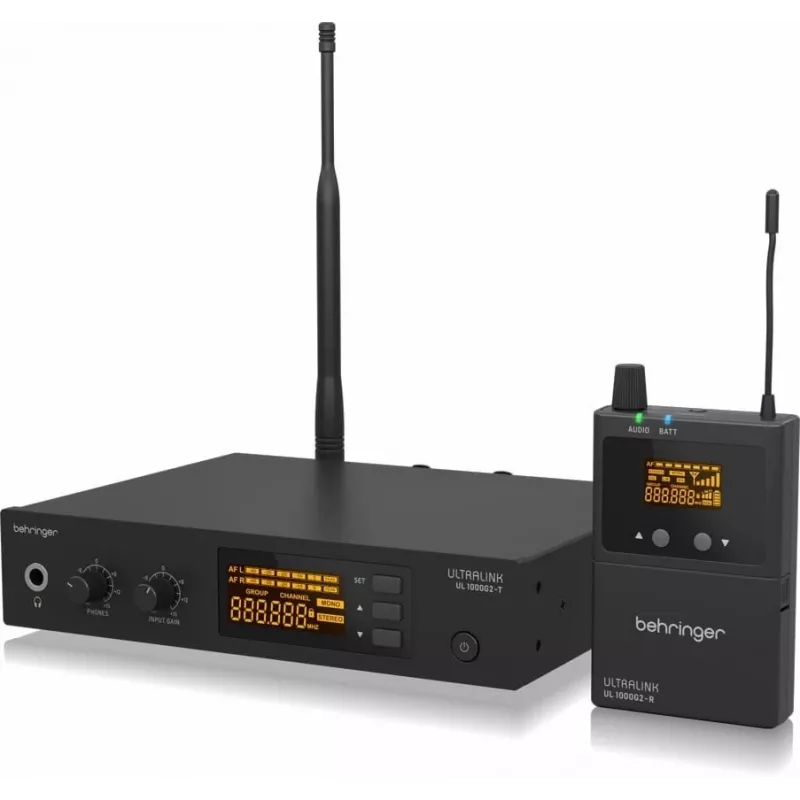 Belaidė į ausis įdedama monitorių sistema Behringer UL 1000G2