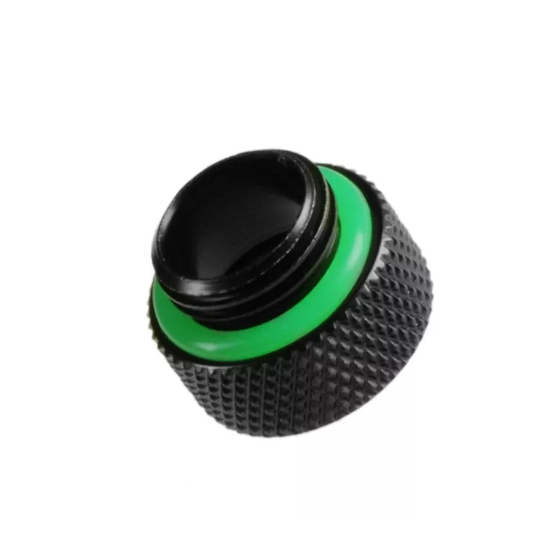Bitspower adapteris G1/4 colio IG į G1/4 colio AG - juodas matinis