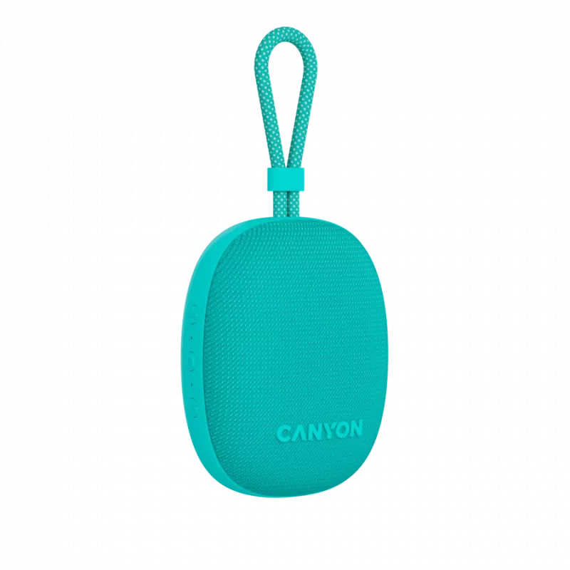 Canyon OnMove 12 - nešiojamas Bluetooth v5.3 garsiakalbis - 5W - TWS - IPX7 - 12 valandų - USB-C įkrovimas