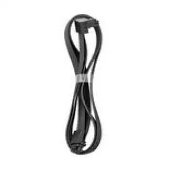 CableMod Basics Universal 12V 2x6 kabelis, 90° jungtis, 16 kontaktų į 16 kontaktų - juodas, 60 cm, var. B