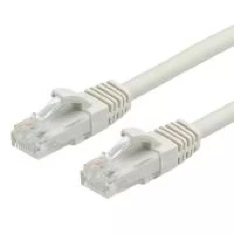 VALUE - Patch-kabelis - RJ-45 (M) to RJ-45 (M) - 10 m - UTP - CAT 6a - Moulded - Pilka, RAL 7044 (21.99.0877)