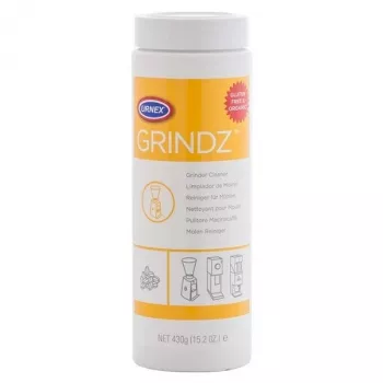 Kavos malūnėlio valymo granulės URNEX Grindz 430 g — granulės kavos malūnėlio priežiūrai, 100% natūralios
