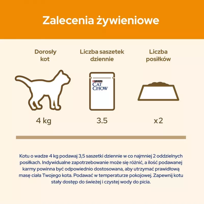 Šlapias kačių maistas Purina Nestlé Adult 1+ 10×85 g — vištiena, 11,5% baltymų, 82% drėgmės